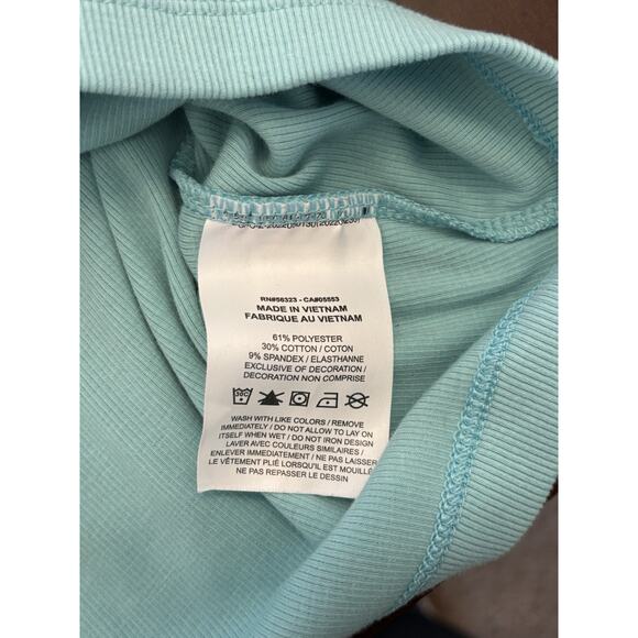 Nike Women's Jordan Cropped‎ Short Sleeve Tight Fit Polo Shirt Blue Small - Picture 4 of 7